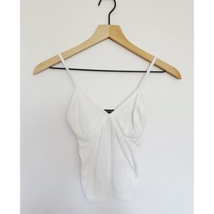 Brandy Melville White Corset Cami